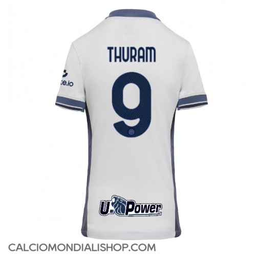 Maglie da calcio Inter Milan Marcus Thuram #9 Seconda Maglia Femminile 2024-25 Manica Corta